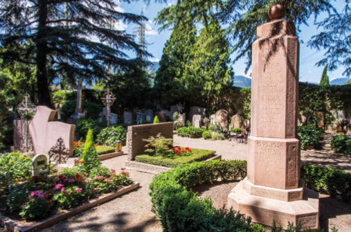 Der protestantische (Fremden)Friedhof in Bozen