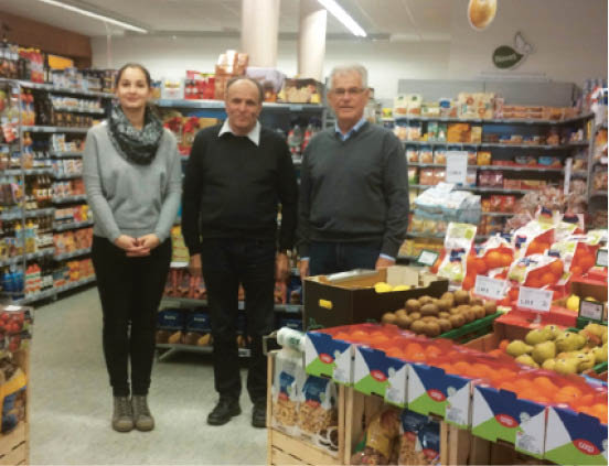 Vl. Miriam Unterleitner, Josef Sch&#00246;pf und Raimund Ochsenreiter