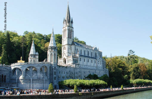 Die Wallfahrtskirche in Lourdes
