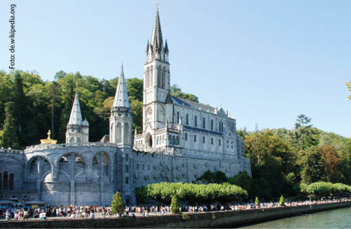 Die Wallfahrtskirche in Lourdes